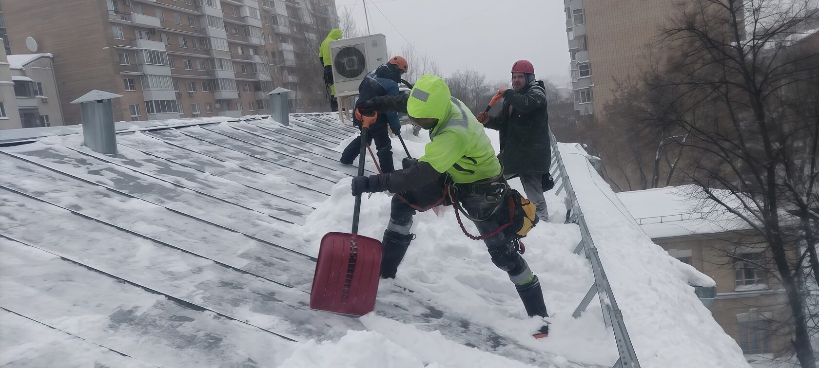 Очистка от снега и наледи