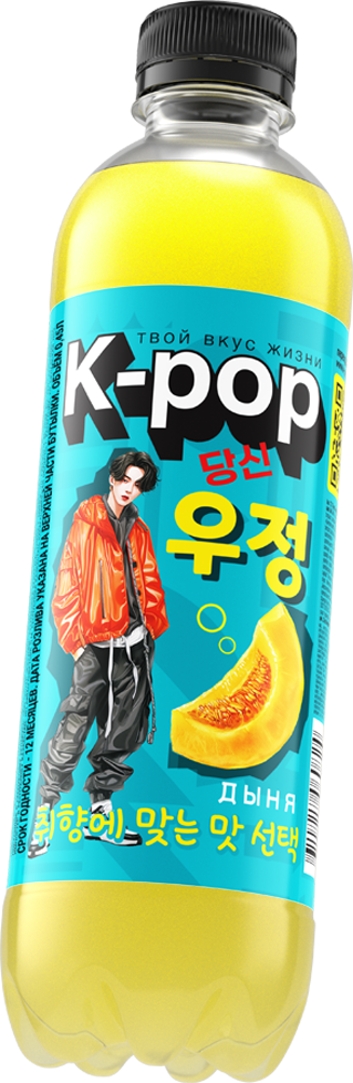 Безалкогольный напиток K-pop со вкусом дыни