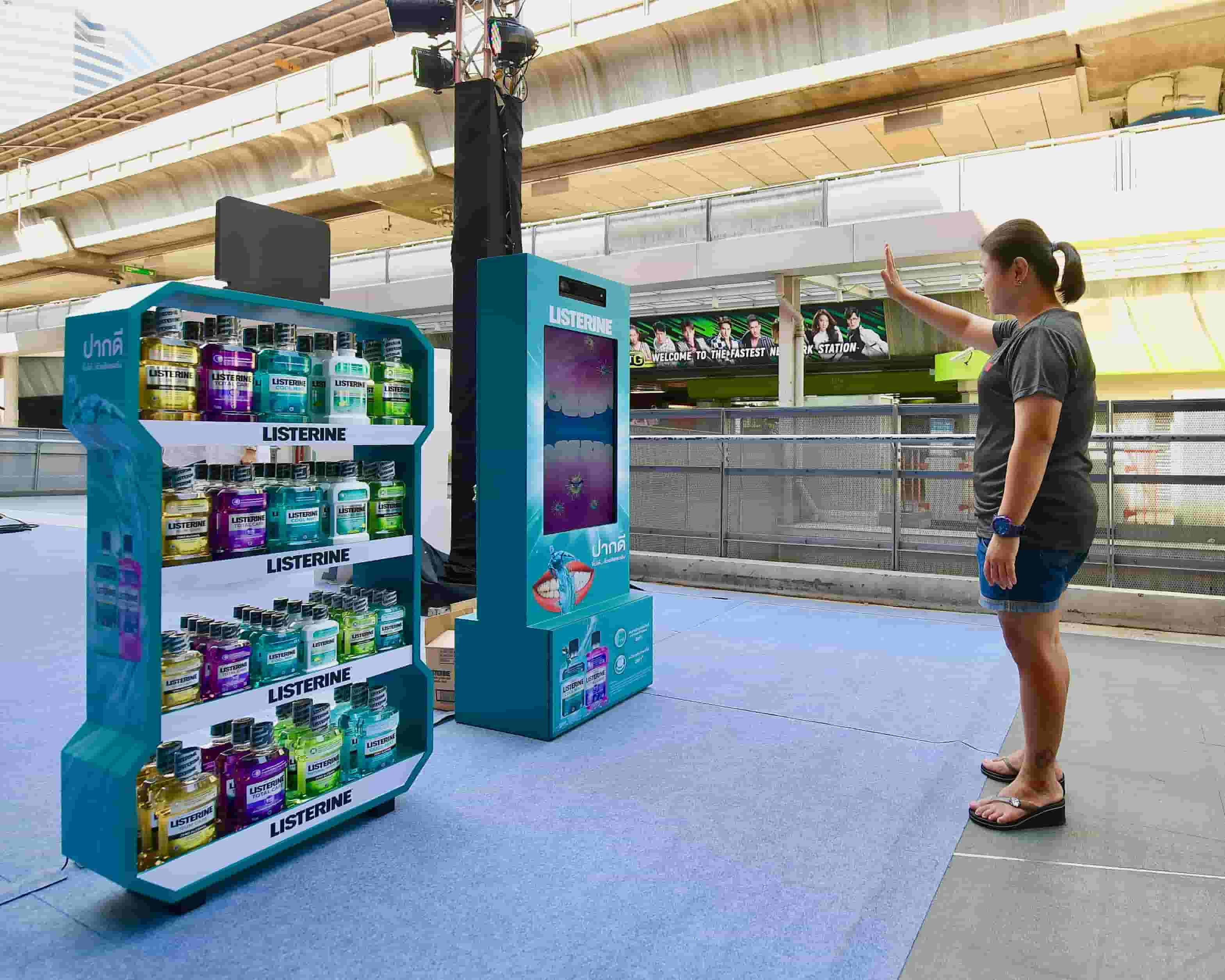 Listerine Kinect Global Activation by dotbeto | Experiential Production ...