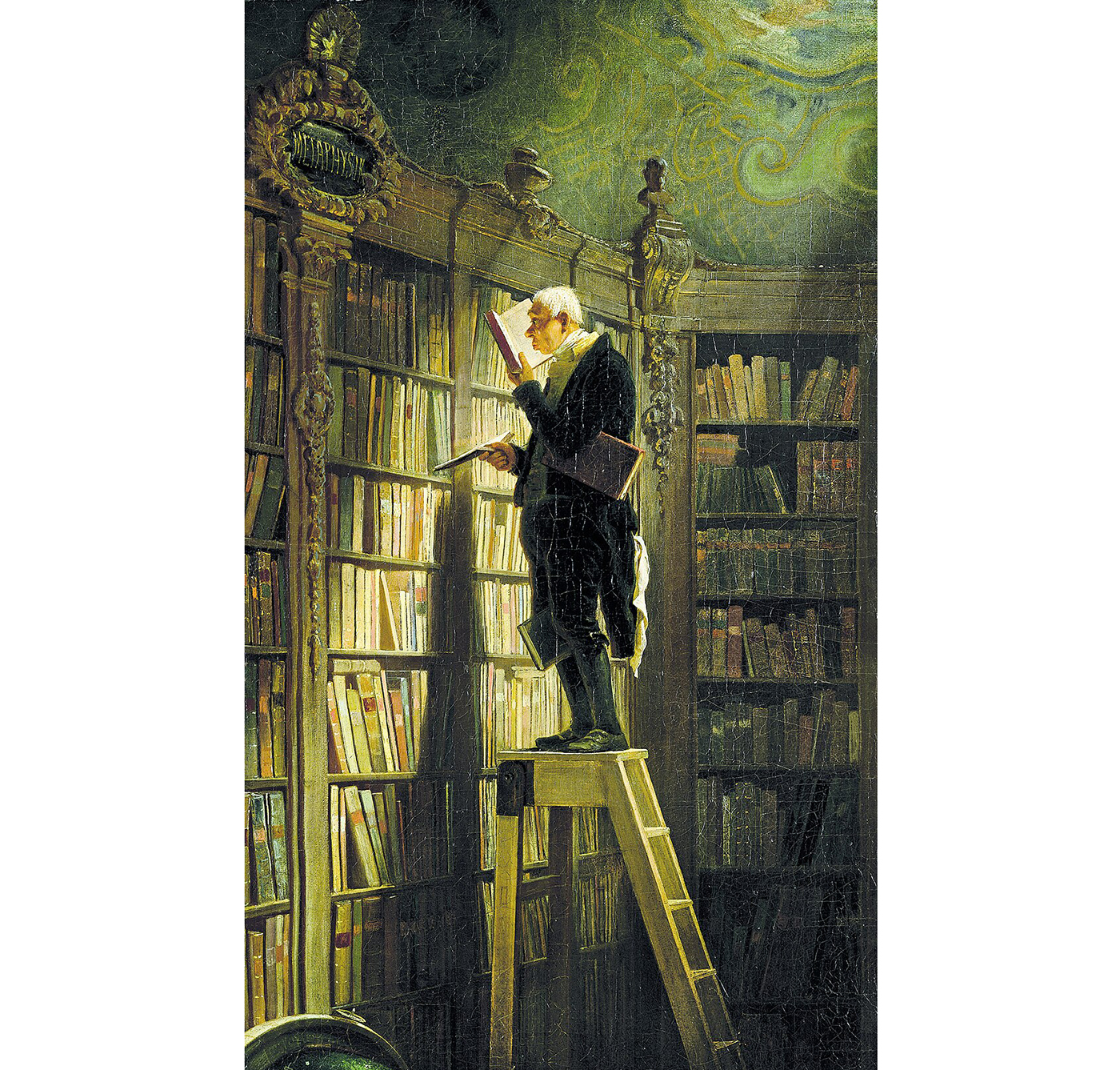 Карл Шпицвег, «Книжный червь» (1850)