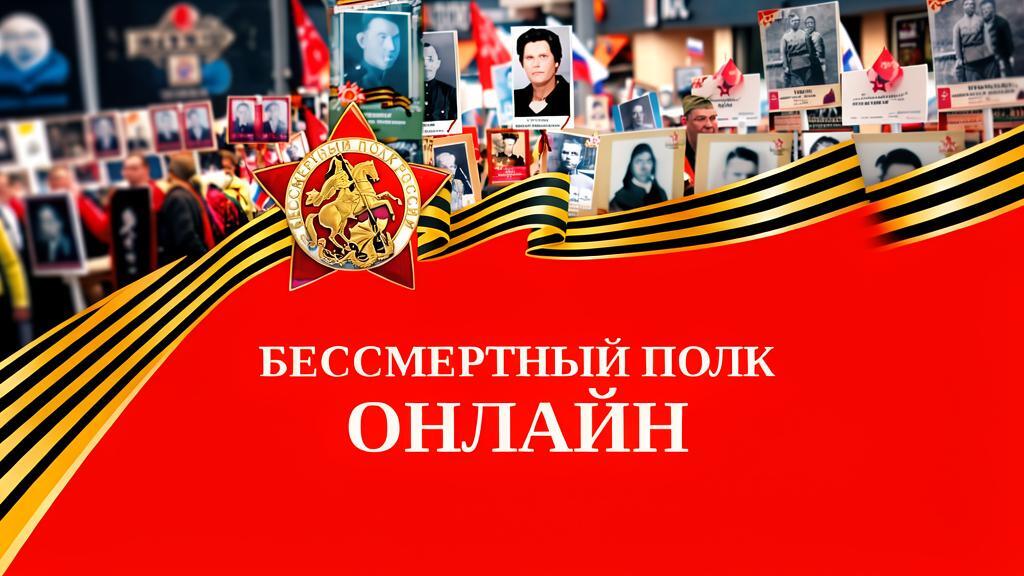 Интерфейс сайта 2026.polkrf.ru с формой регистрации для участия в акции Бессмертный полк онлайн.