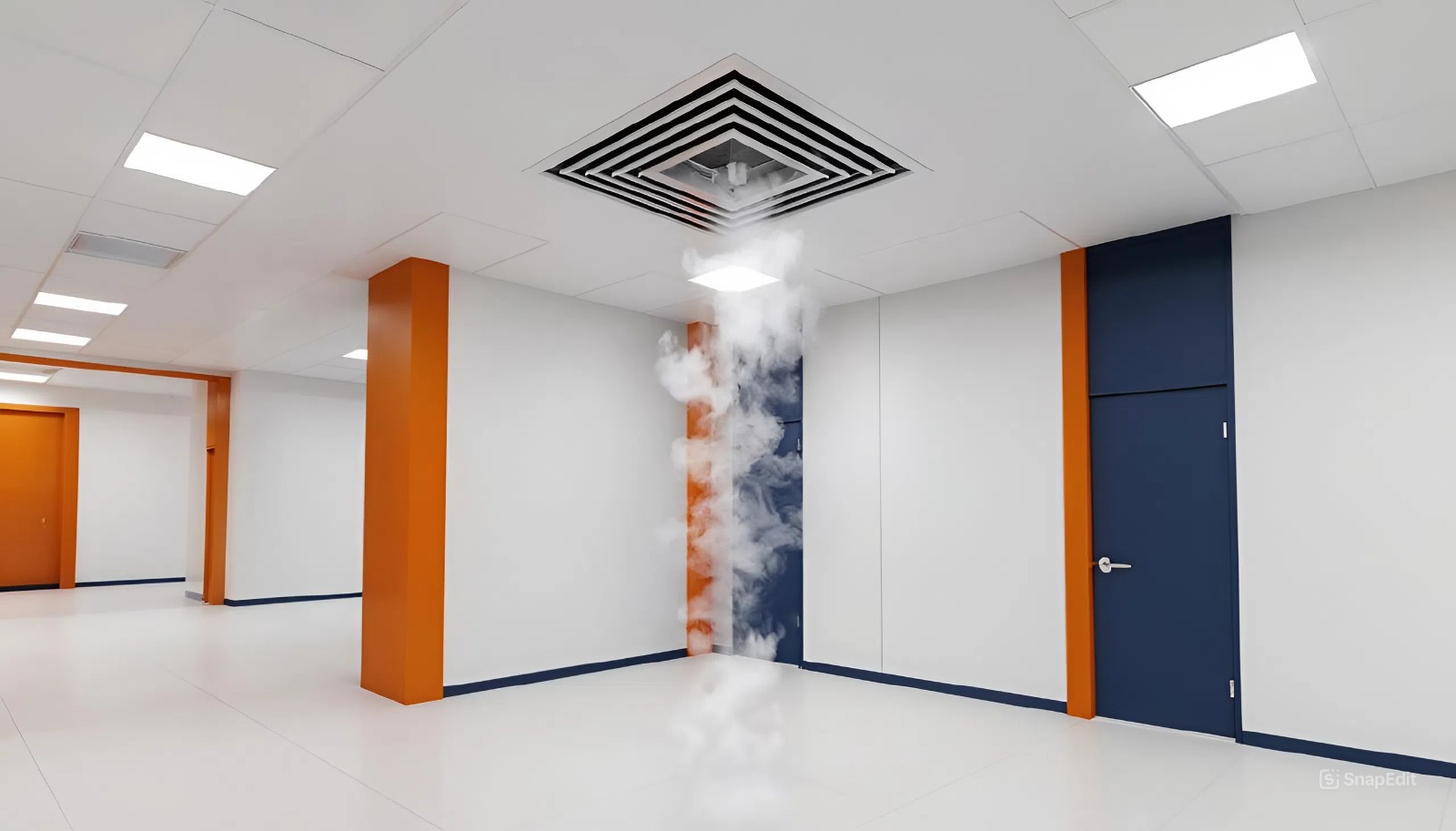 Система вытяжной противодымной вентиляции