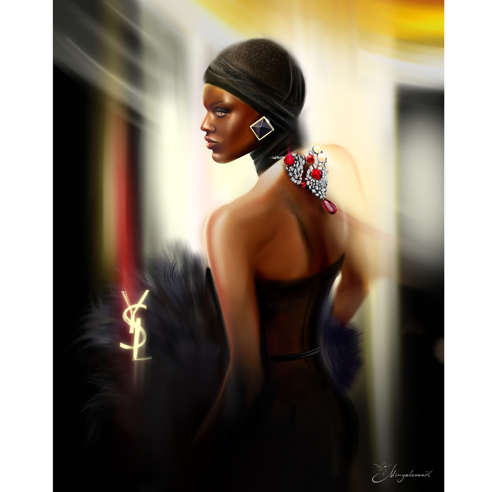  Цифровая иллюстрация, фэшн эскиз, Фэшн-иллюстрация, Fashion-illustrator, mingalevaart, Анна Мингалёва