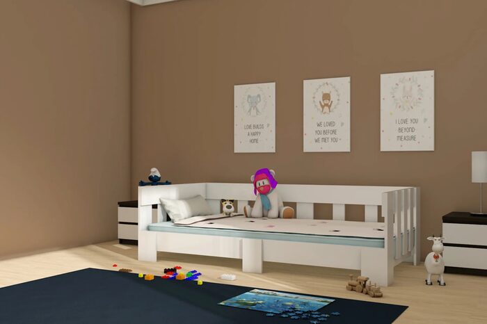 Схема кровать детская. Детская кровать-домик своими руками: чертежи и варианты исполнения