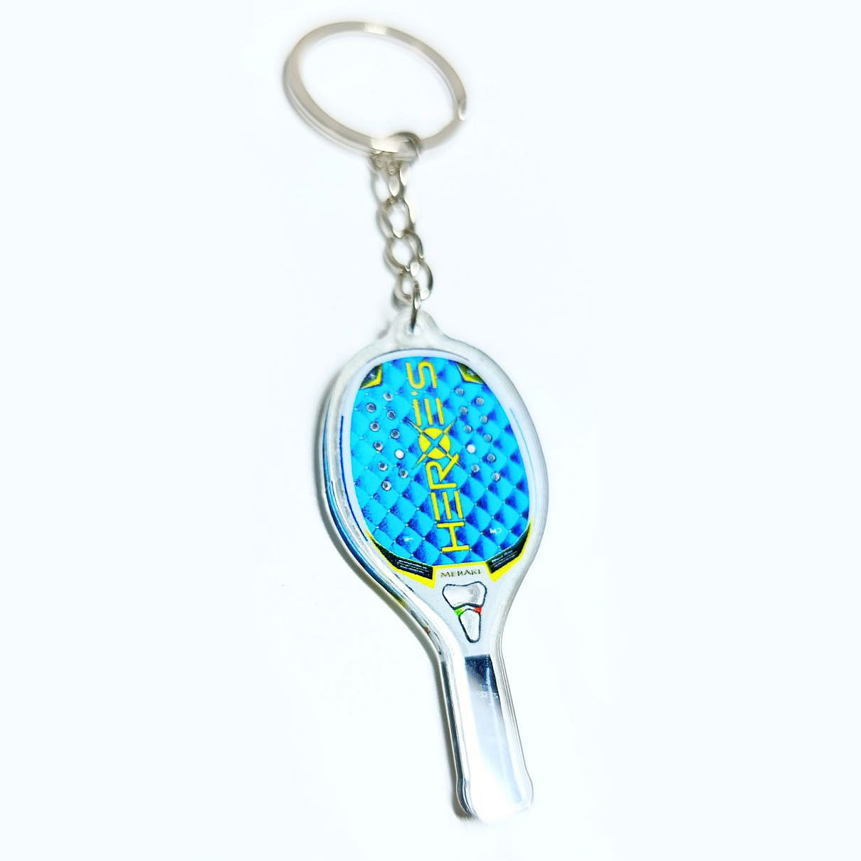 брелок ракетка пляжный теннис, высота 55 мм