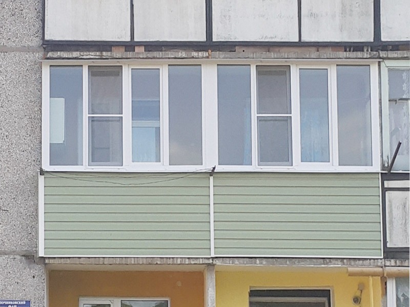 Остекление 6 м лоджия.