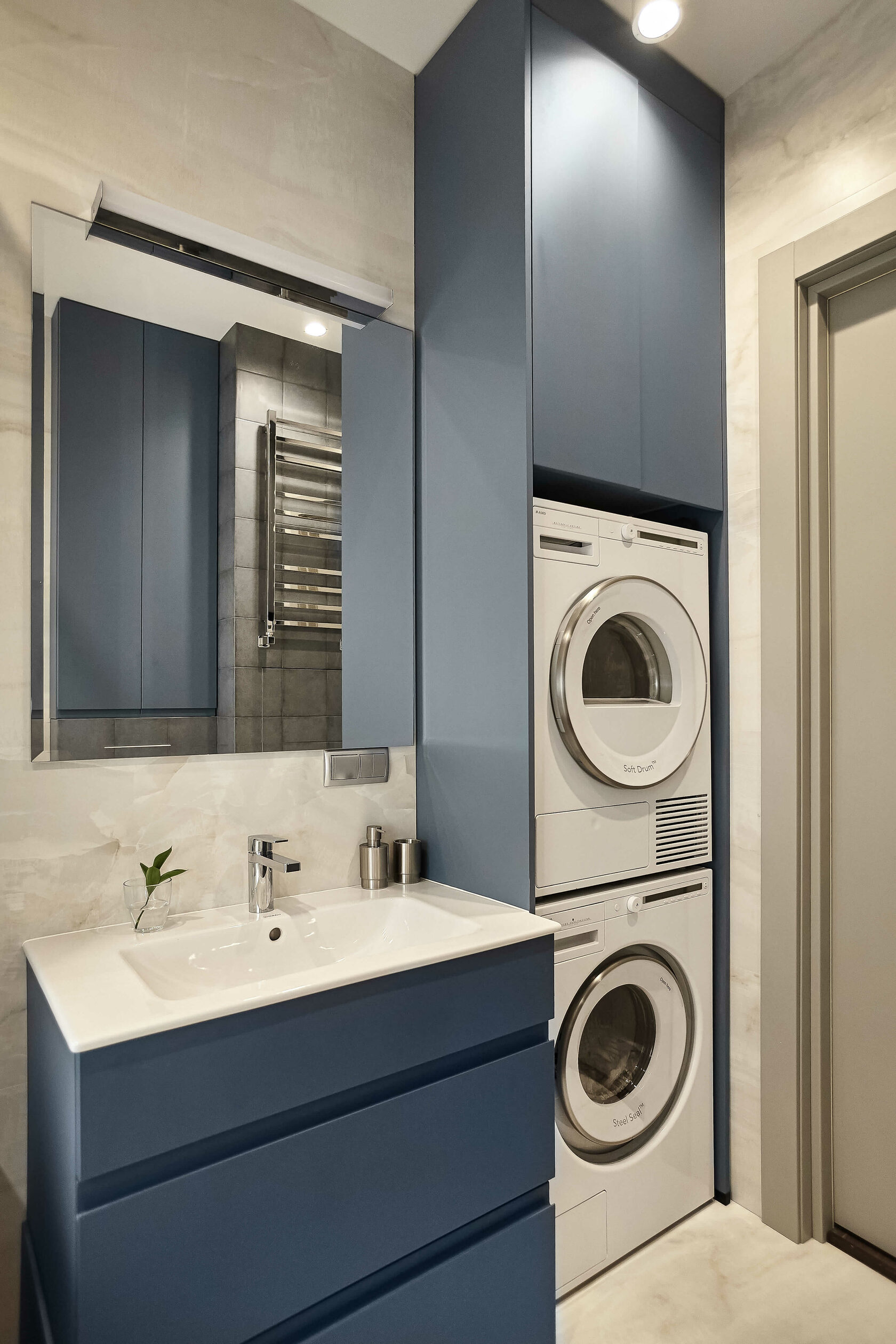 Зиларт - Дизайн интерьера, ванная комната, тумба, стиральные машинки