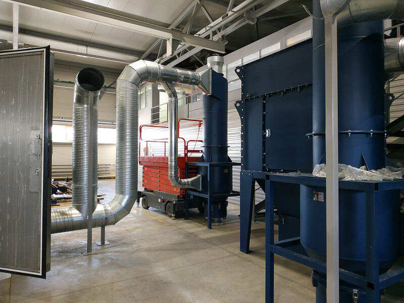 Inside Baghouse Components, Accessories, Fan, Hopper and Other Parts