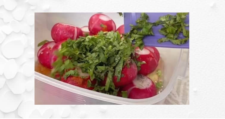 Приготовление битого маринованного редиса: шаг 5