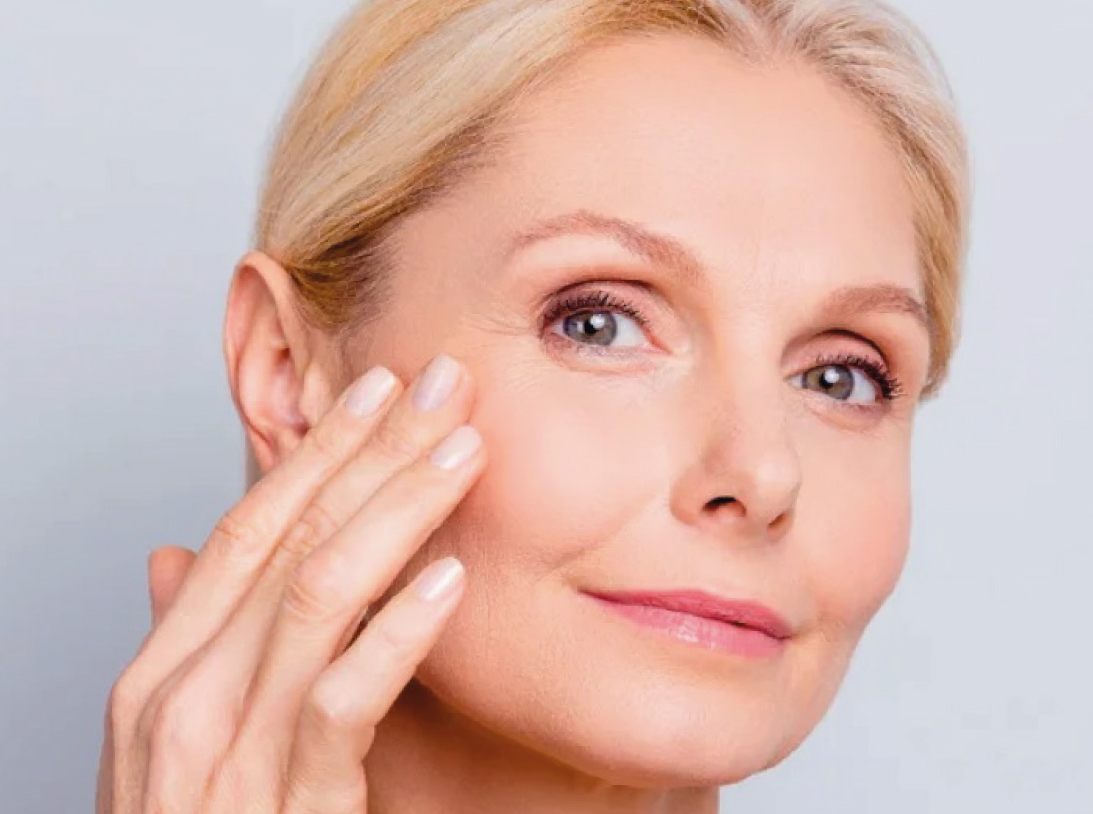 морщины на молодом лице