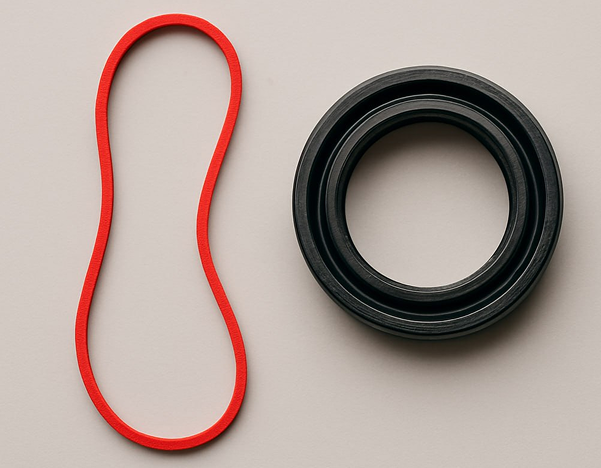 Уплотнения гидроцилиндра: NBR, Viton, полиуретан, PTFE