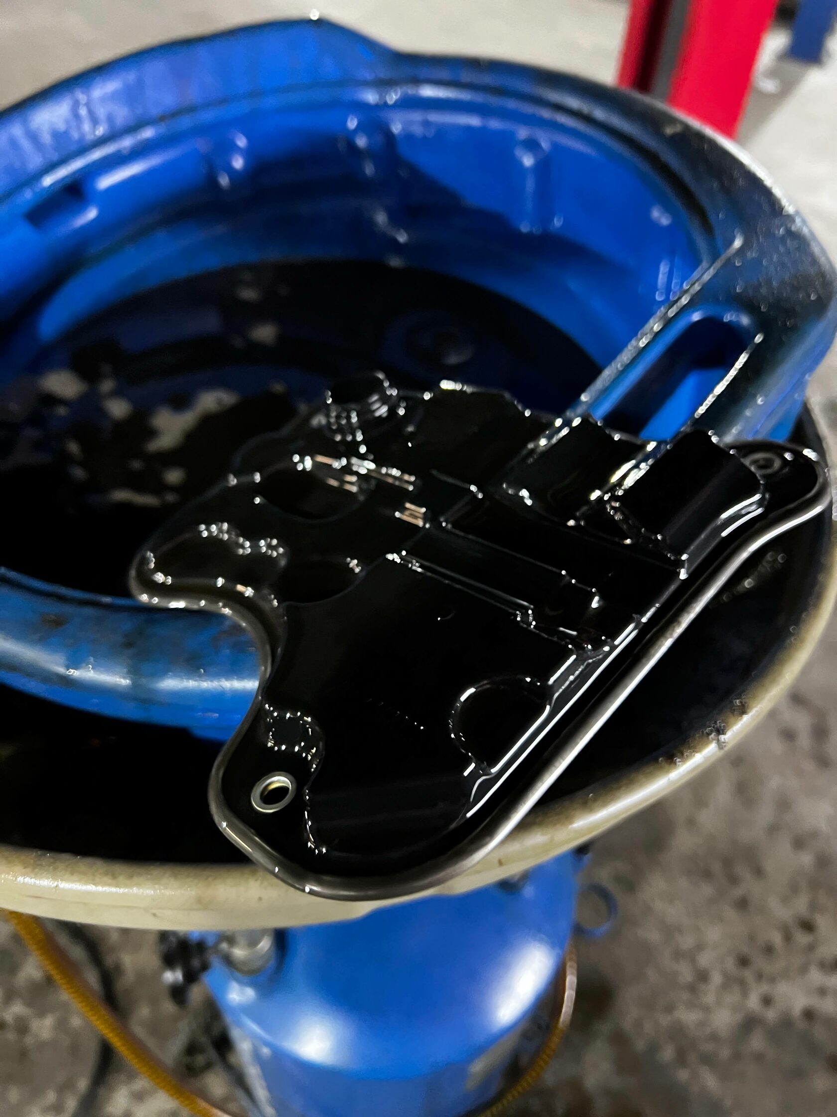 Демонтаж старого фильтра вариатора