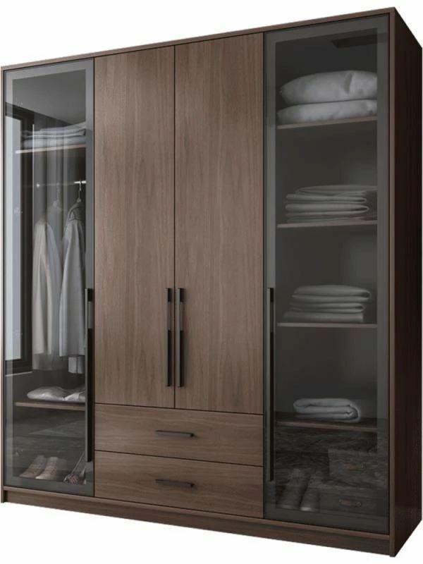 Купить шкаф в стиле лофт LOFT SH052 из металла и дерева на заказ в Москве, дизайнерские шкафы лофт Loft Style