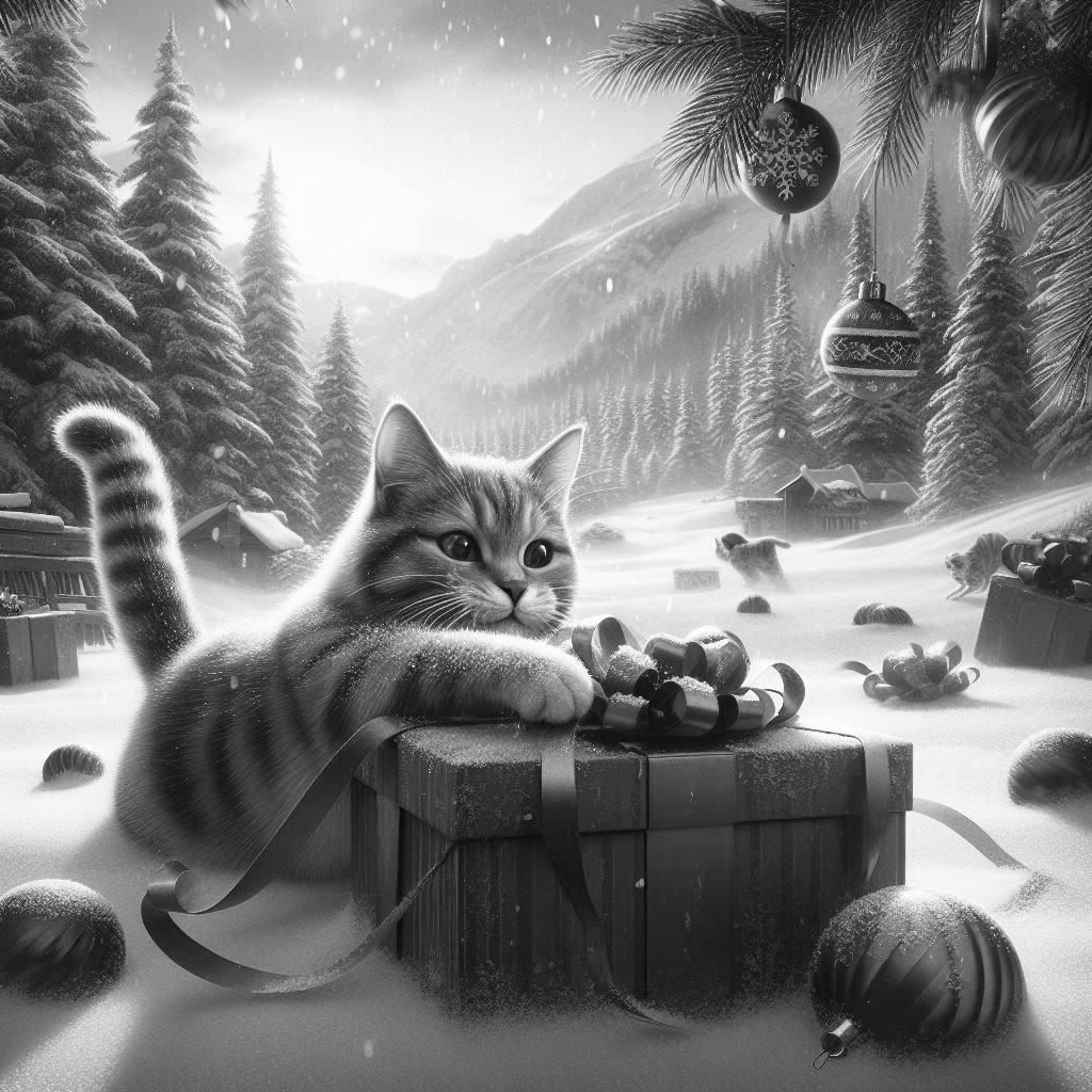 Новогодний котик