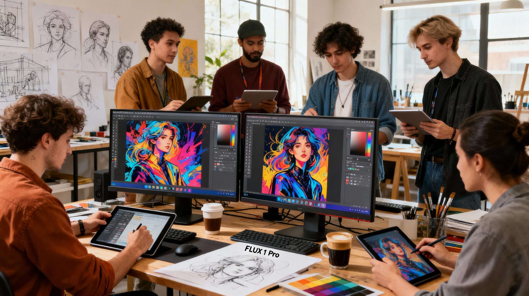 FLUX.1 Pro: профессиональный генератор изображений с точной типографикой