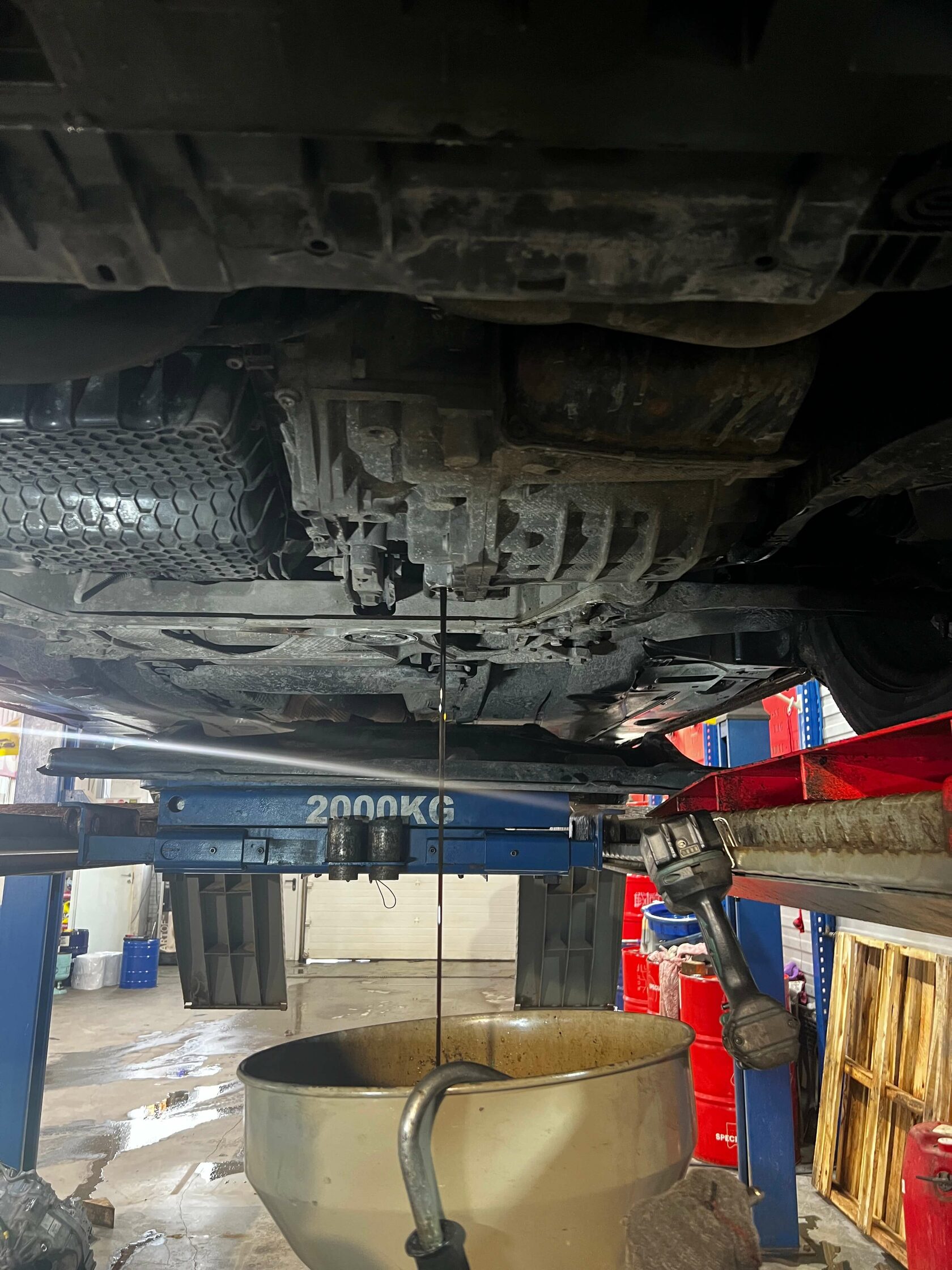 Слив масла Слив масла из DSG