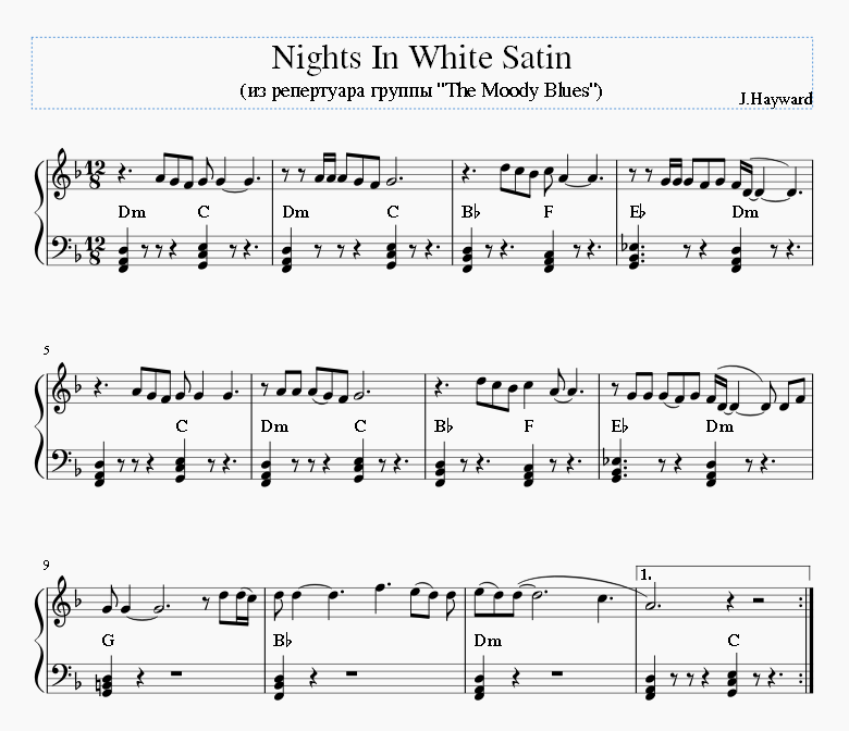 Nights In White Satin