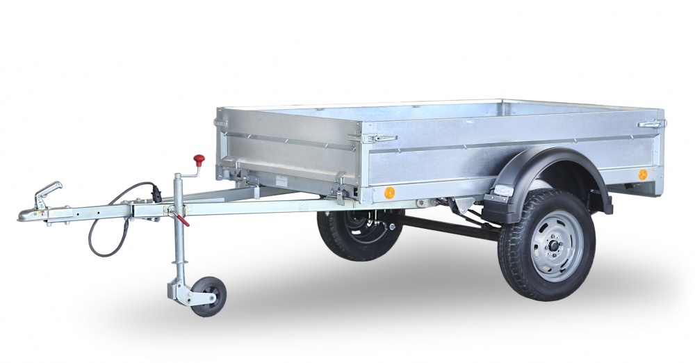 Прицеп Крепыш 2.0. Стандартная платформа, 4-х листовая рессора. Крепыш