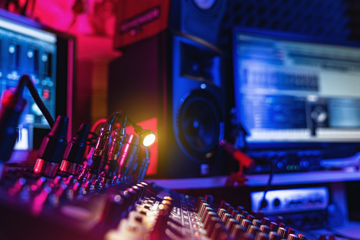 Интерьер студии звукозаписи LSStudio в Москве