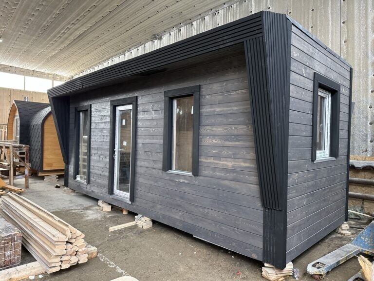 каркасная баня 6 метров