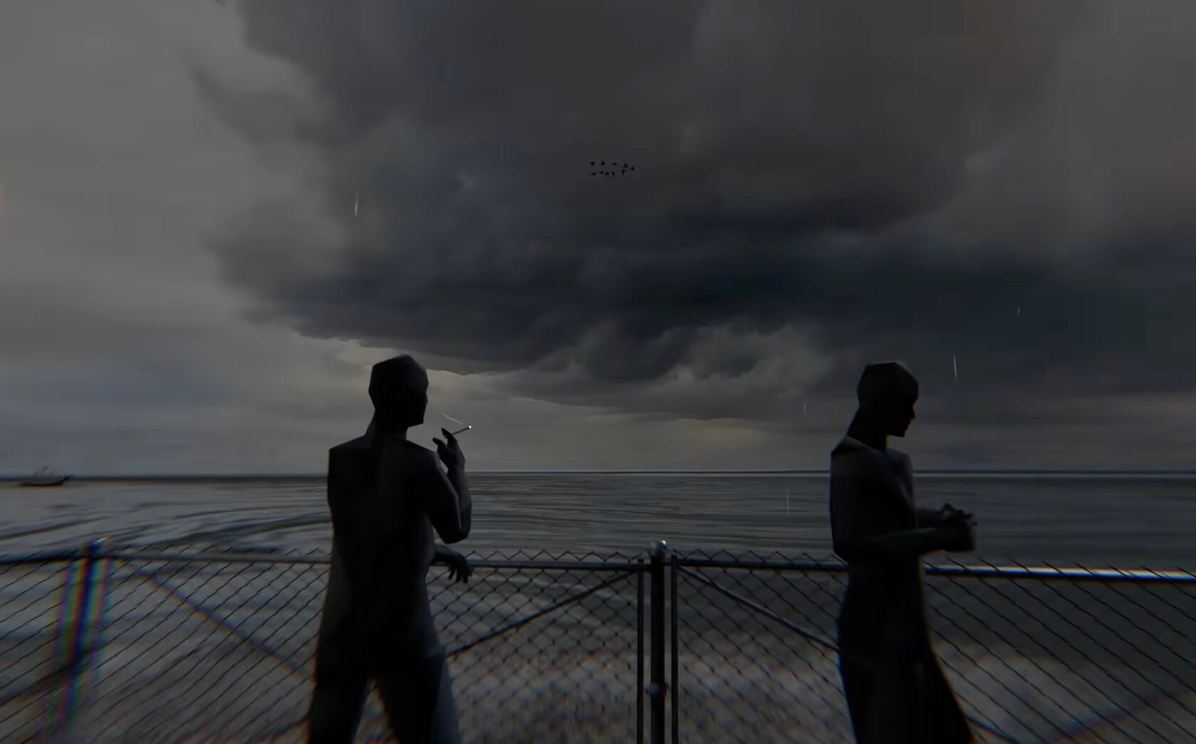 VISARUN kiosk and avatars in a new documentary scene