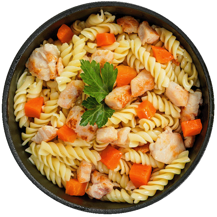 Купить макароны с курицей по-флотски в реторт упаковке