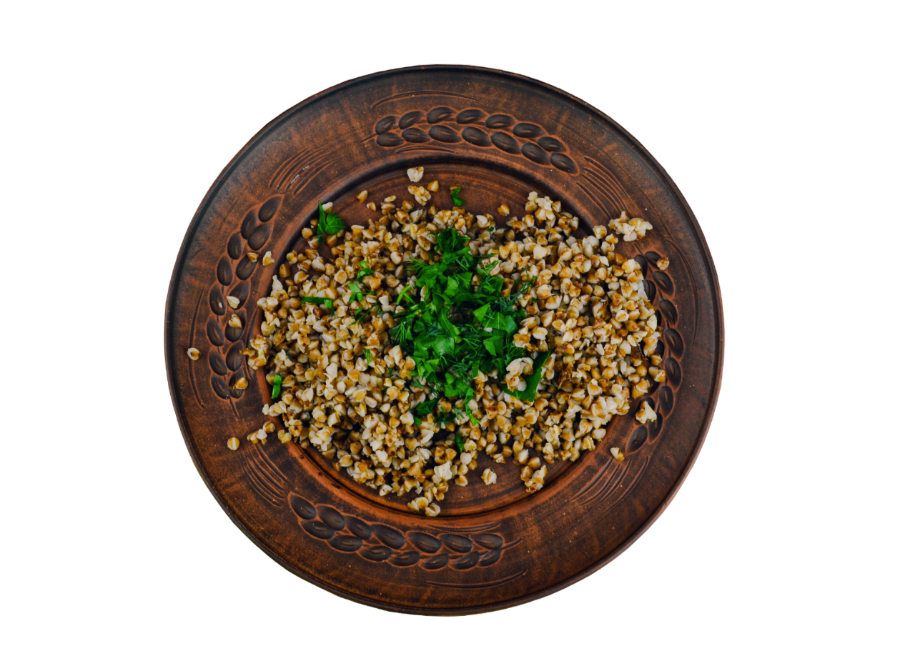 гречка с укропом