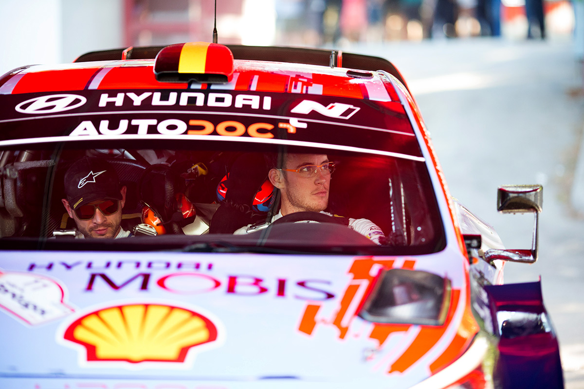Тьерри Невилль и Николя Жильсуль, Hyundai i20 Coupe WRC, ралли Португалия 2019