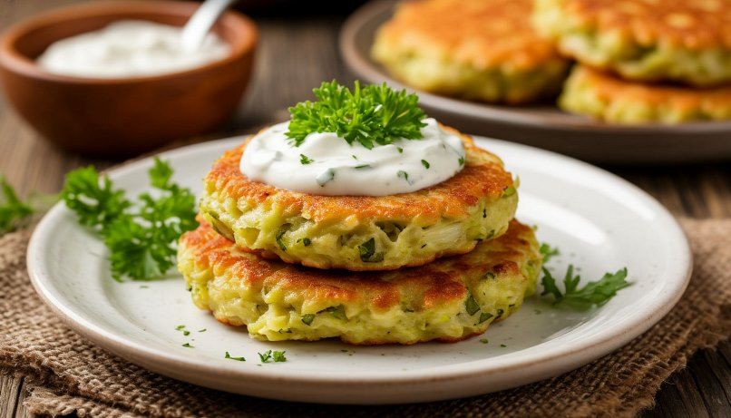 капустные оладьи на сковороде из сырой капусты