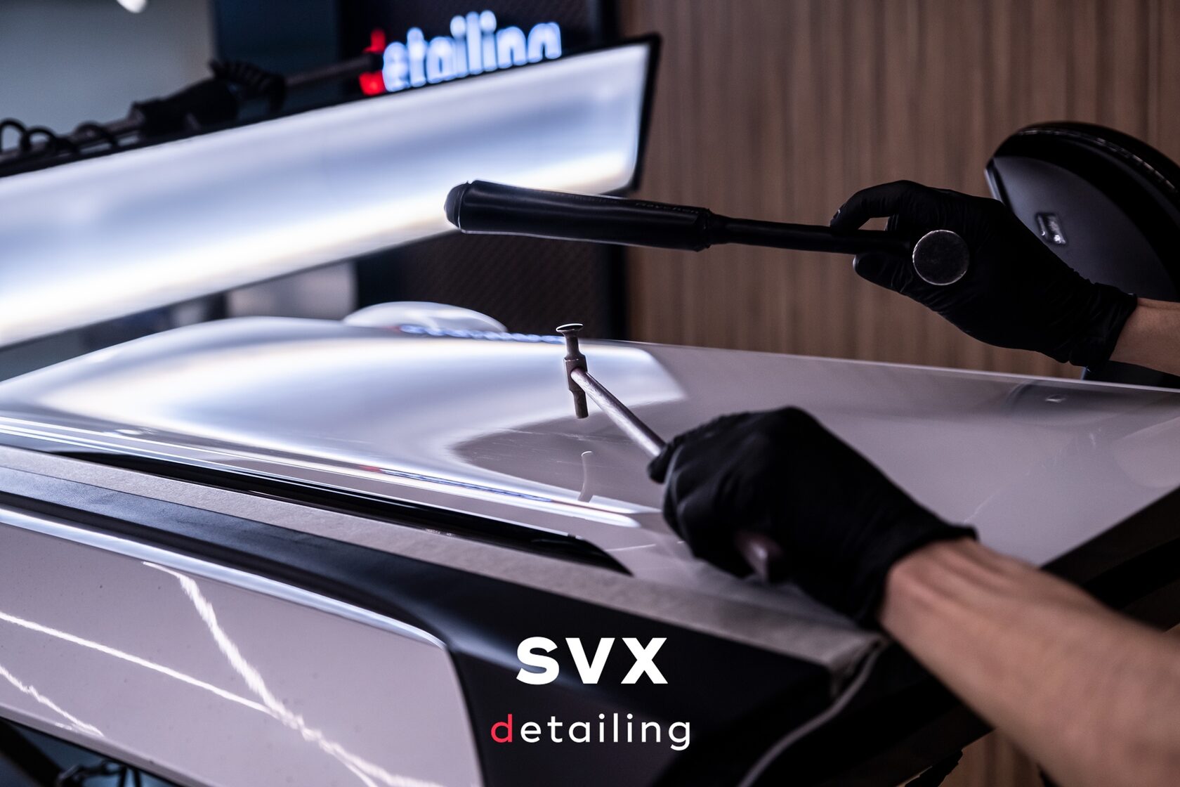 Удаление вмятин без покраски в Екатеринбурге – узнать цены в SVX detailing