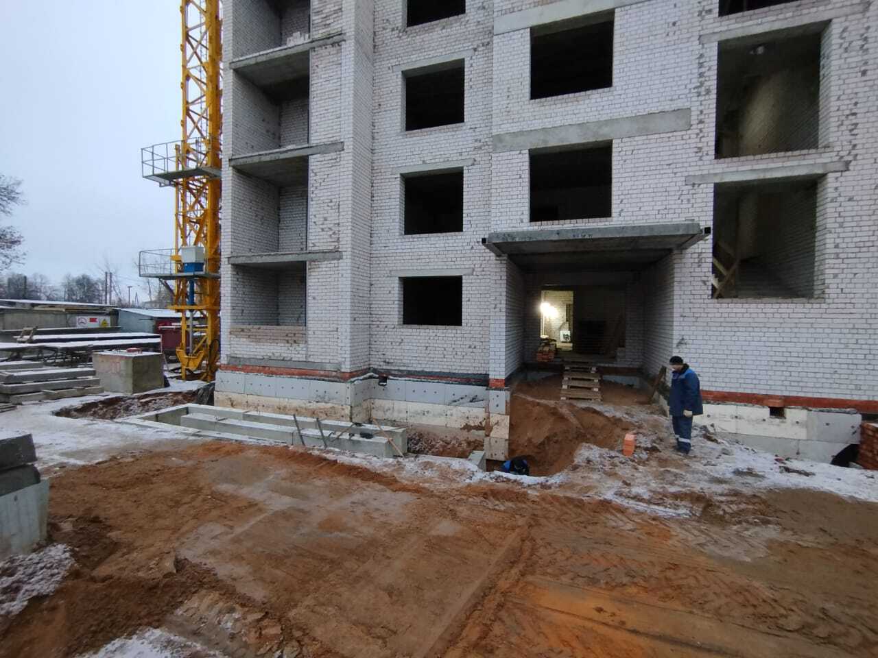 Ход строительства