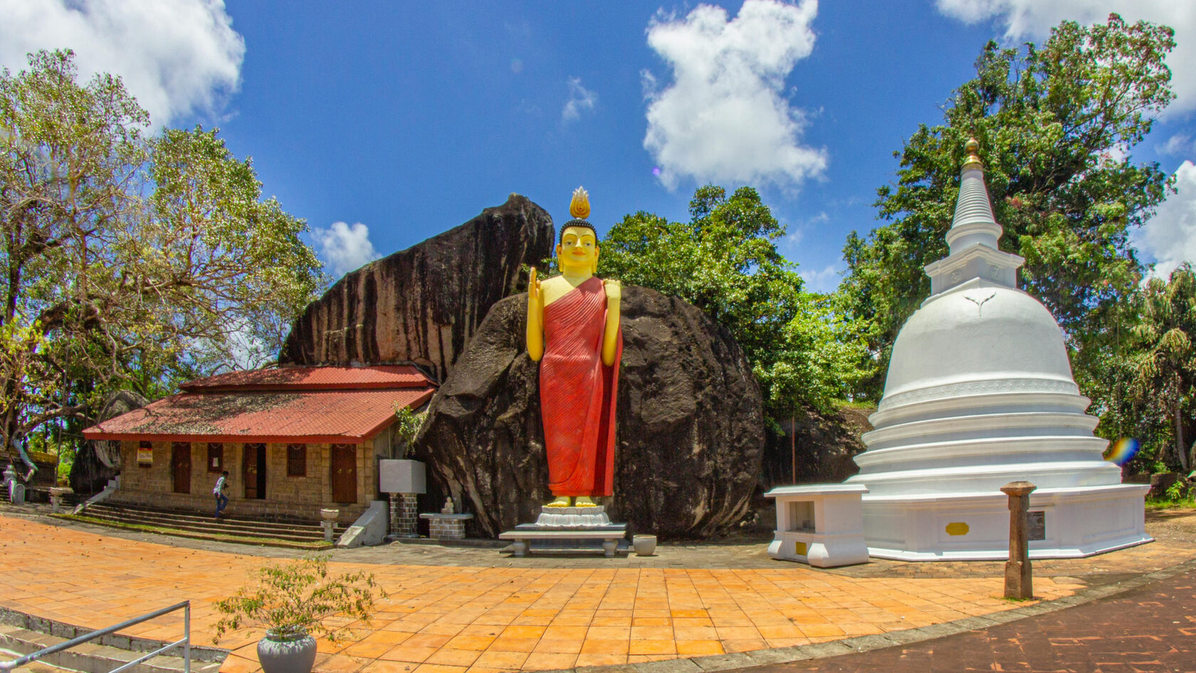 Храм Ятагала Раджа Маха Вихара. Шри-Ланка