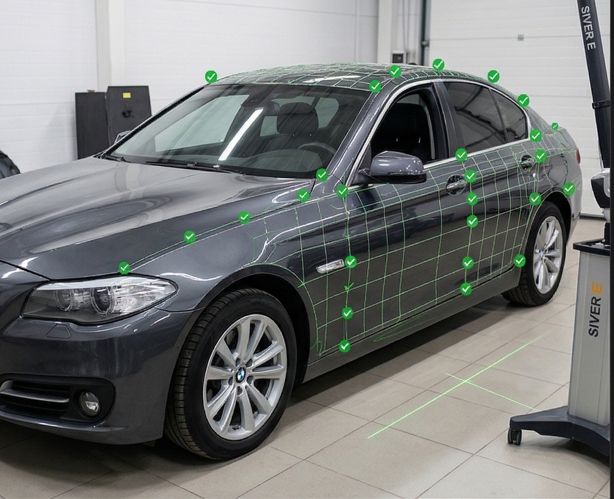 Геометрия кузова ПОСЛЕ ремонта