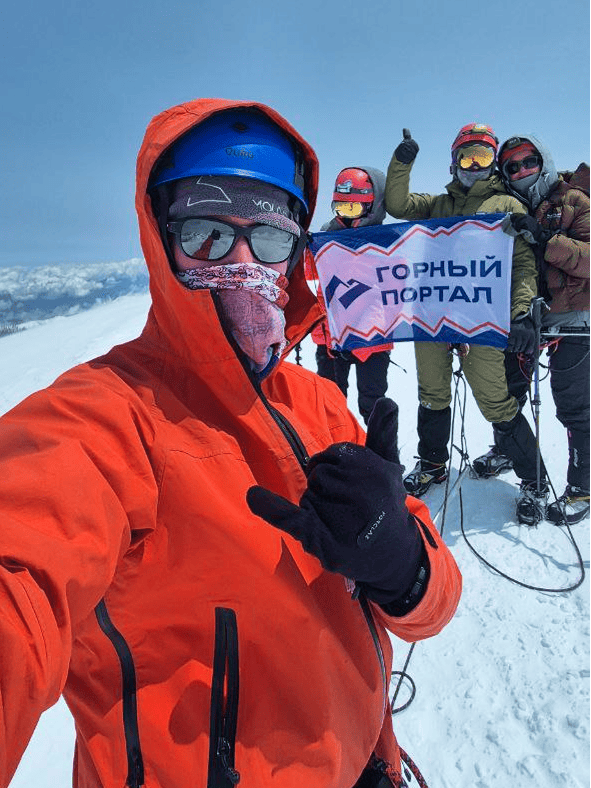 восхождение на Казбек со стороны Грузии с гидами Горного портала, Матвей Голубев