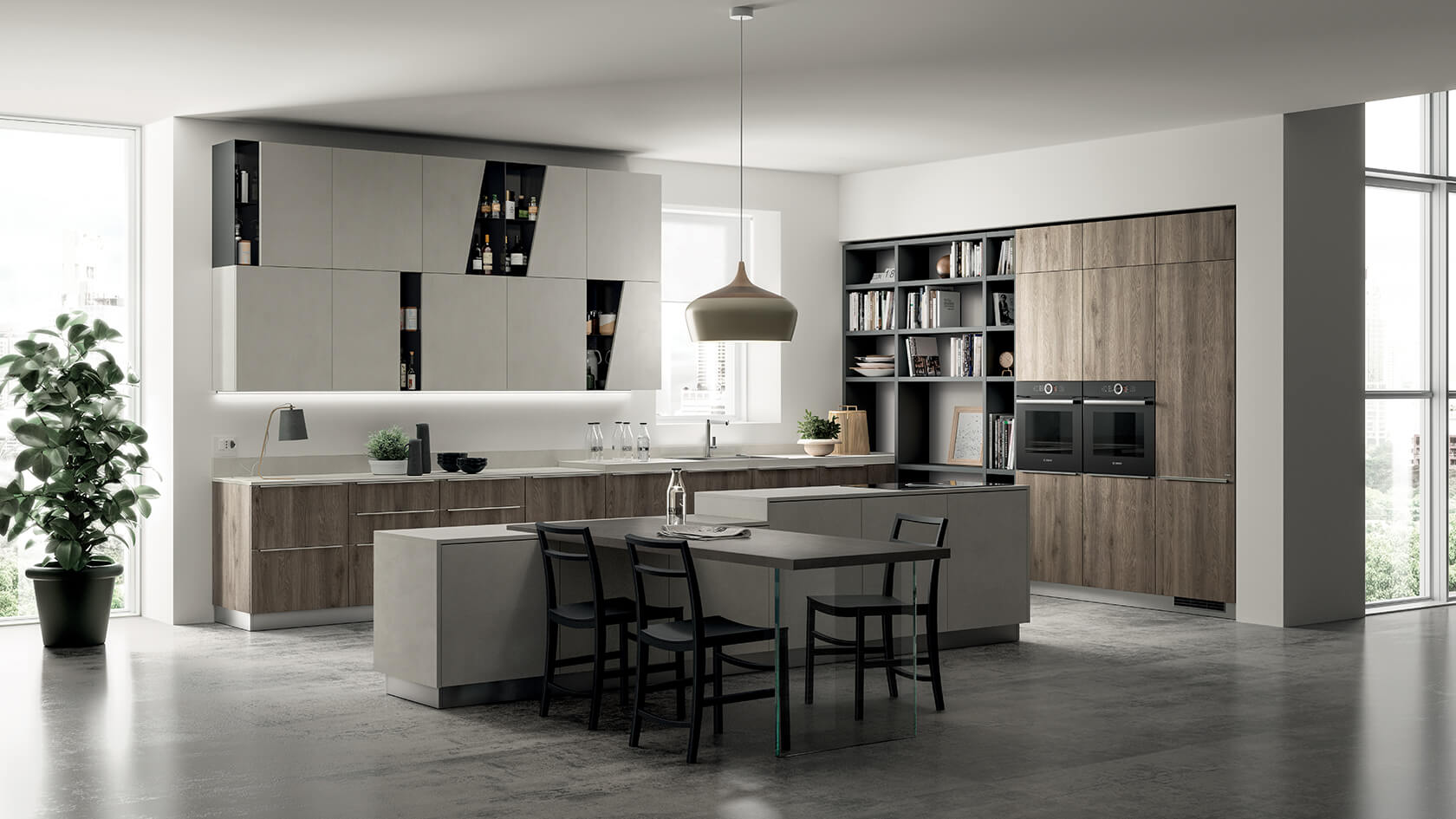 Кухня carattere scavolini