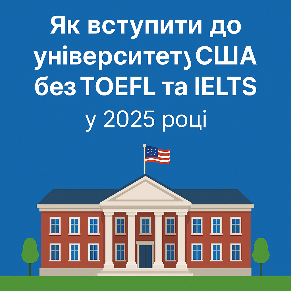 Українські студенти біля університету в США — вступ без TOEFL та IELTS