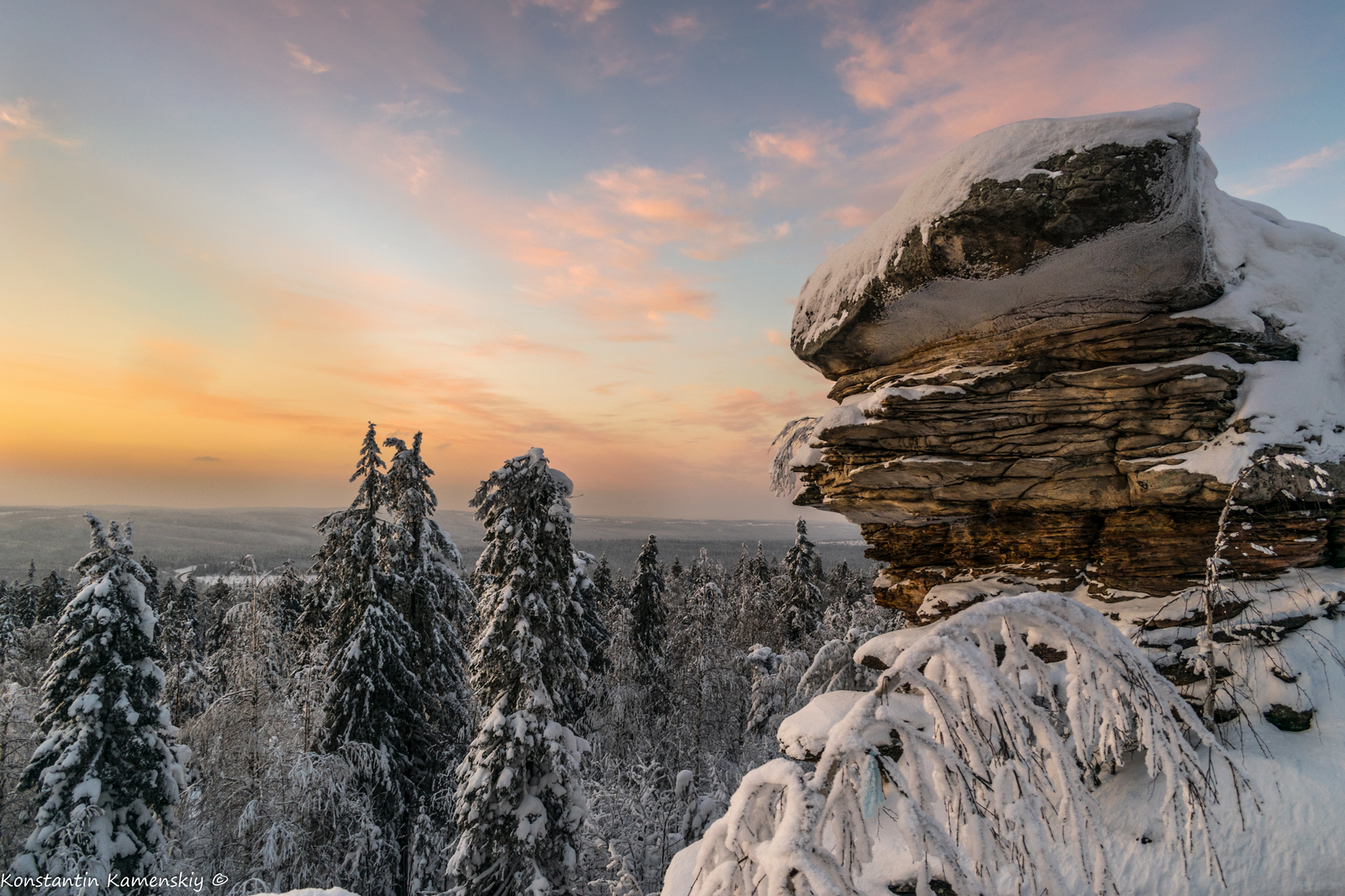 Природа Пермского края зима