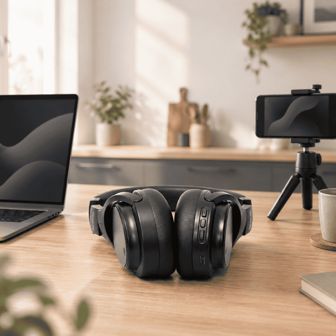 Наушники MEG между ноутбуком и смартфоном для Bluetooth Multipoint
