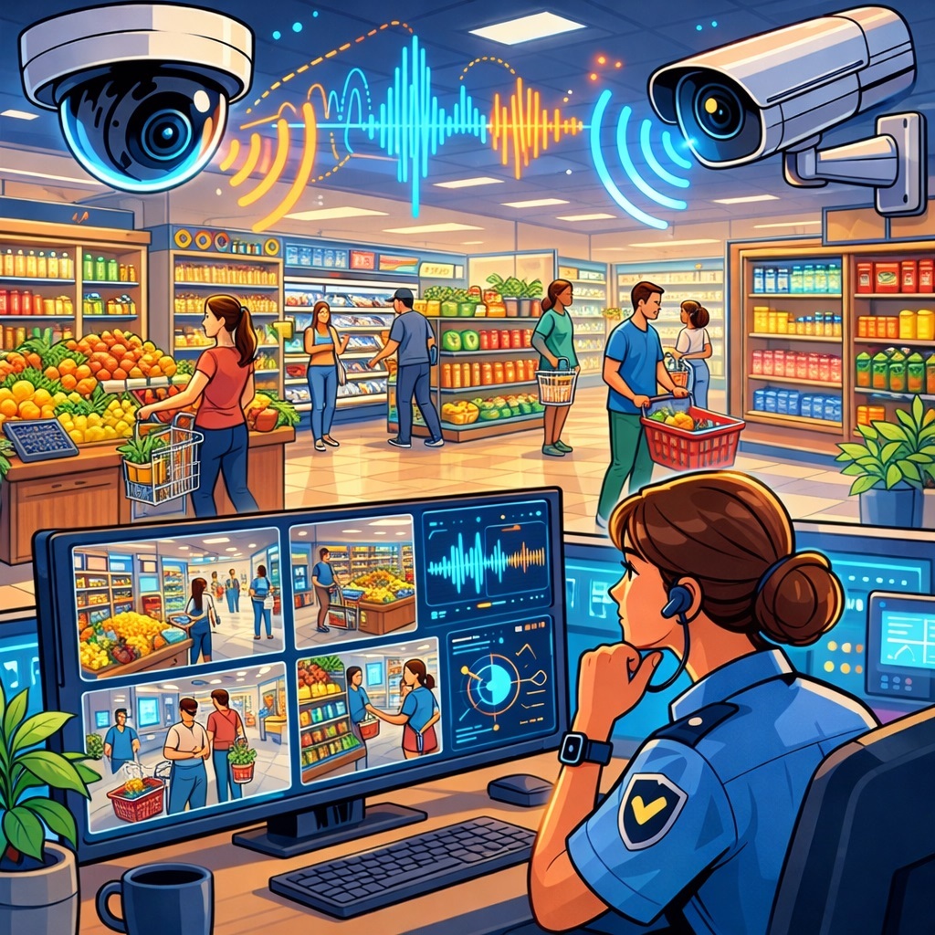 cctv supermarket