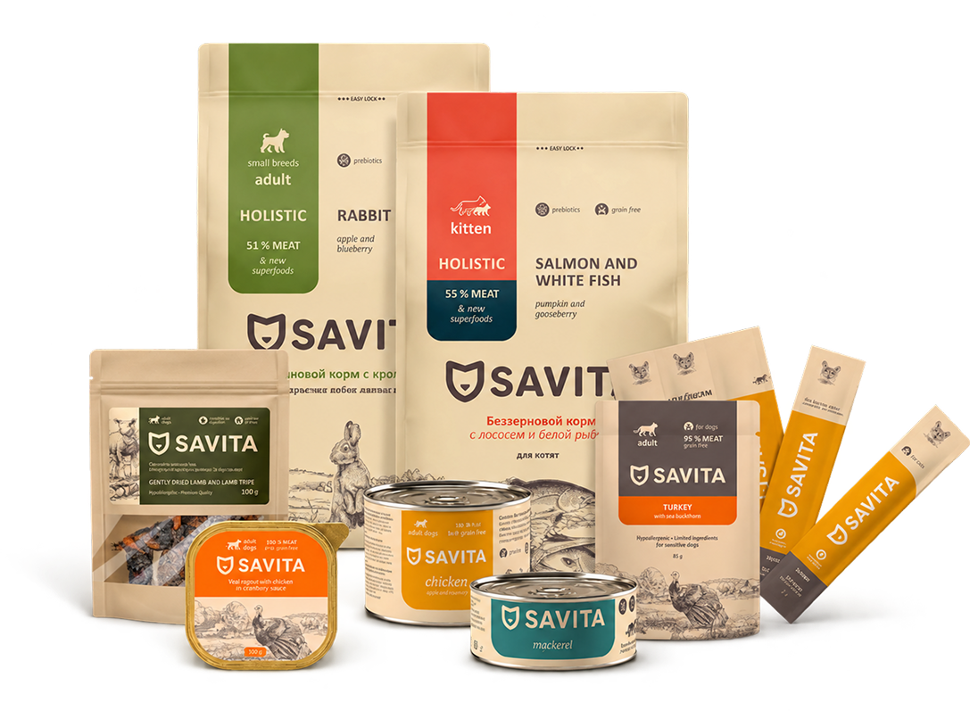 Корма и лакомства SAVITA