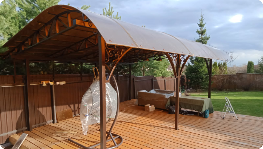 Отдельно стоящий навес