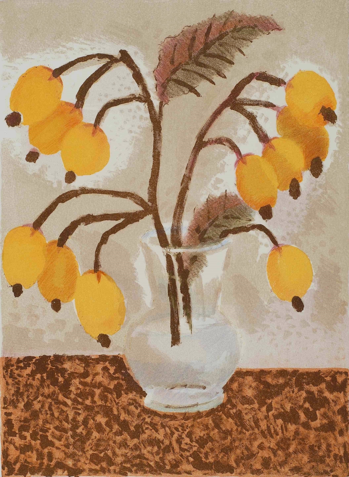 Ведерников А.С. Желтые персики. 1964 