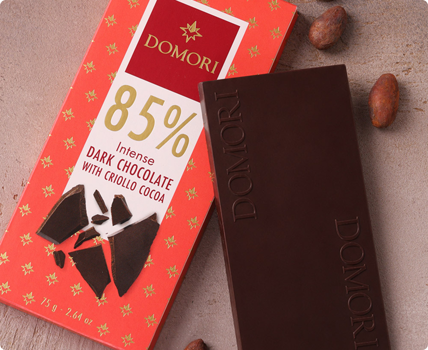 Горький шоколад Домори 85%