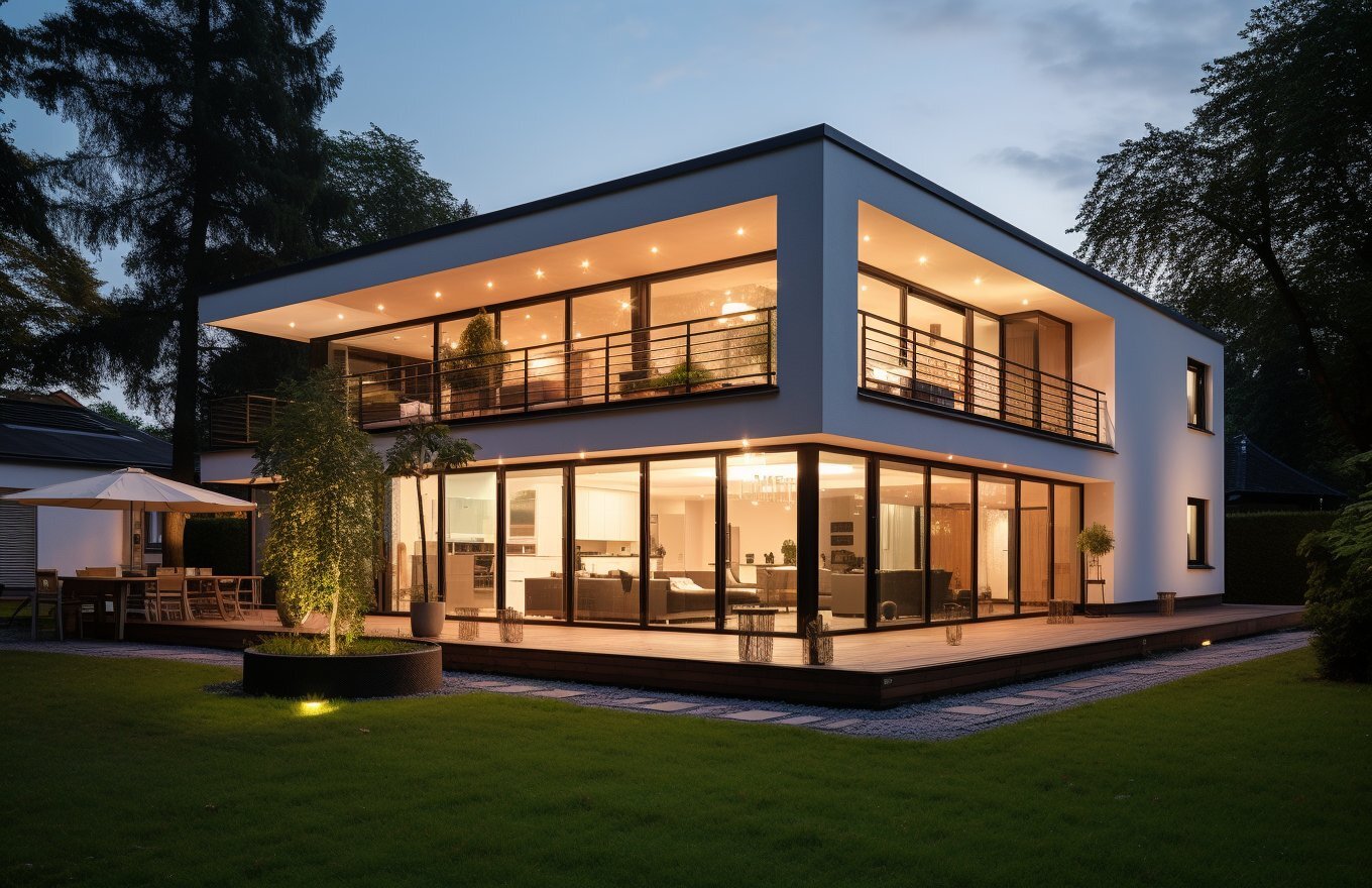 проекты домов с плоской крышей