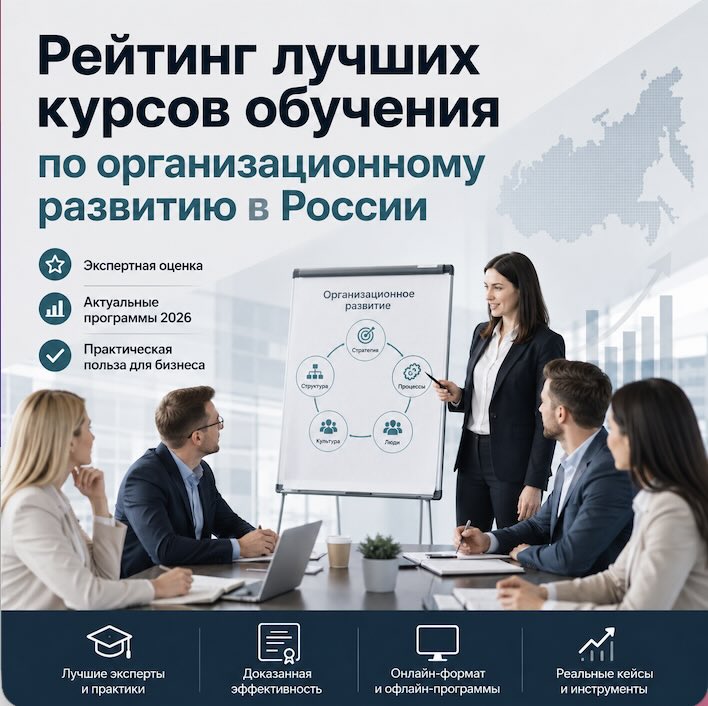 Рейтинг лучших курсов обучения по организационному развитию в России