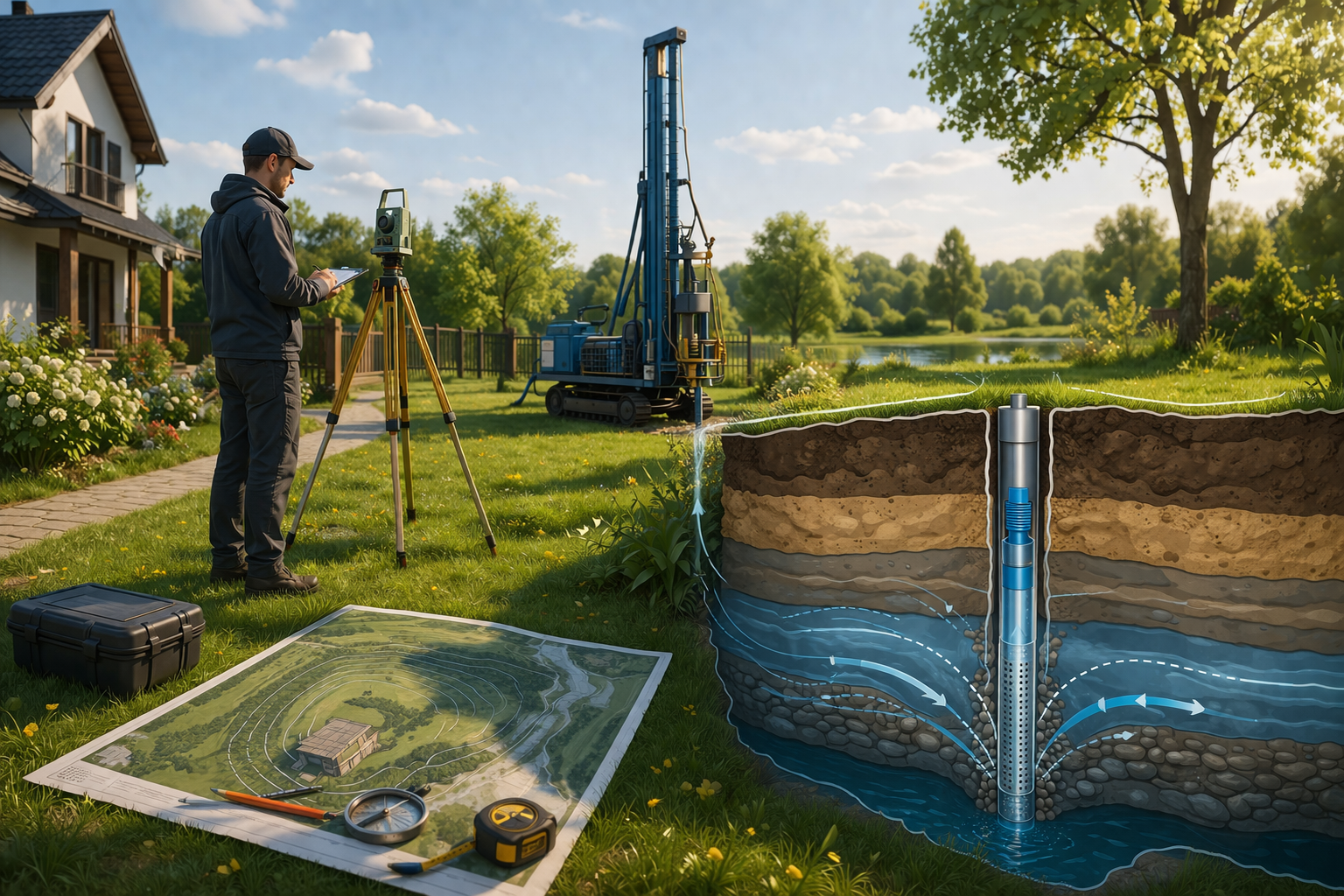 Колодец во дворе