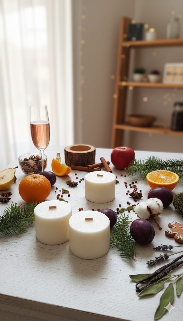 сменный блок для свечи в спиле дерева