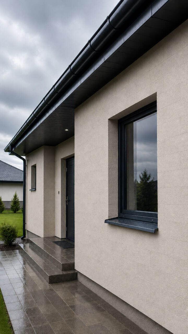 Flexible tile,protection from water