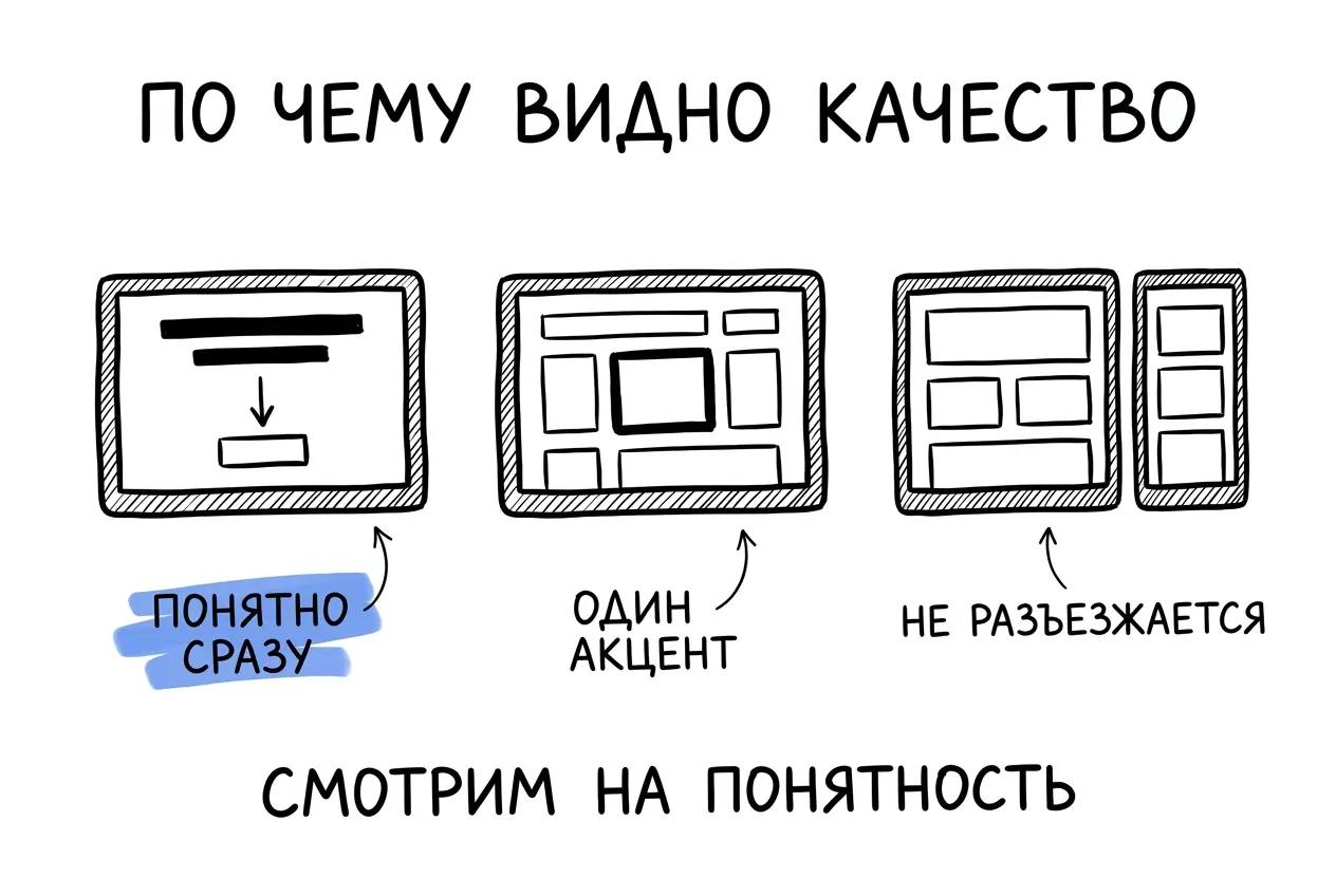 Качество дизайна видно по понятности, а не по количеству украшений