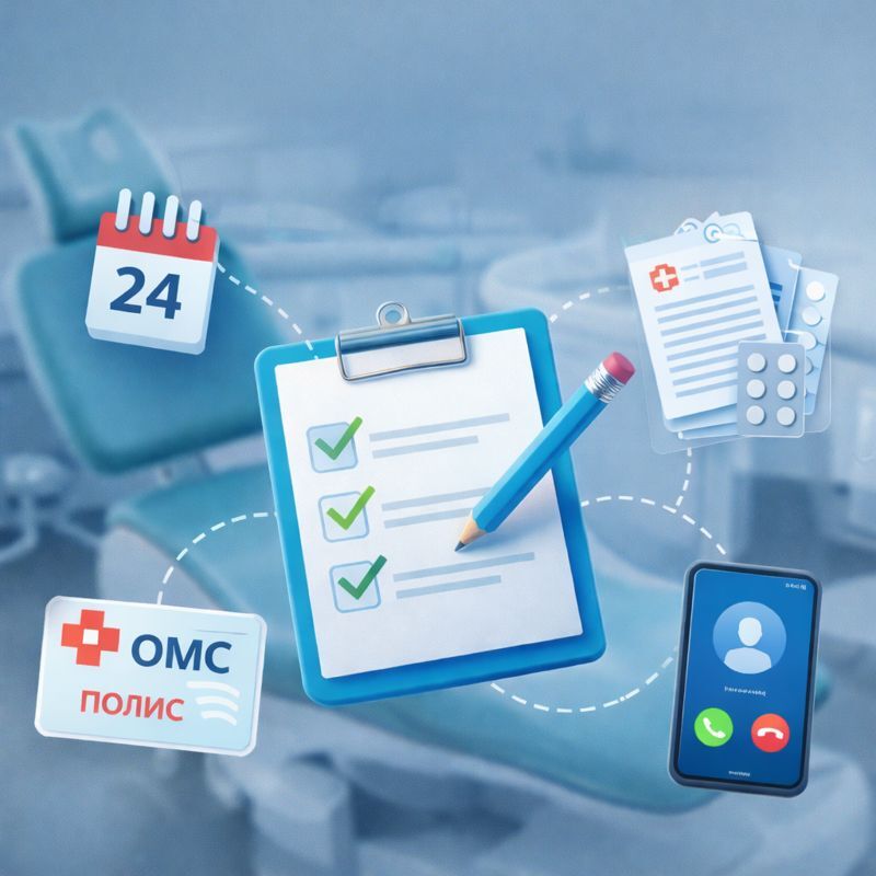 Подготовка к визиту в клинику АВЕДЕНТ